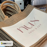 Personalized Jute and Canvas Bag